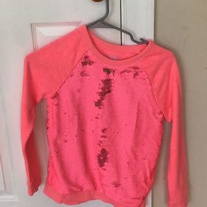 Pink Flip Sequin Sweatshirt